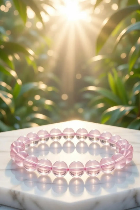 Rose Quartz Bracelet – A Symbol of Love, Healing &amp; Emotional Attraction moksham.shop